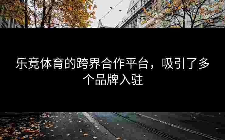乐竞体育的跨界合作平台，吸引了多个品牌入驻